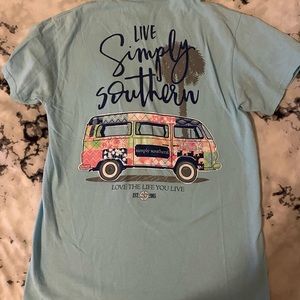 Women’s Light Blue Simply Southern Shirt
